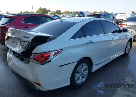 2015 Hyundai Sonata Hybrid from USA, damaged, VIN KMHEC4A44FA134398